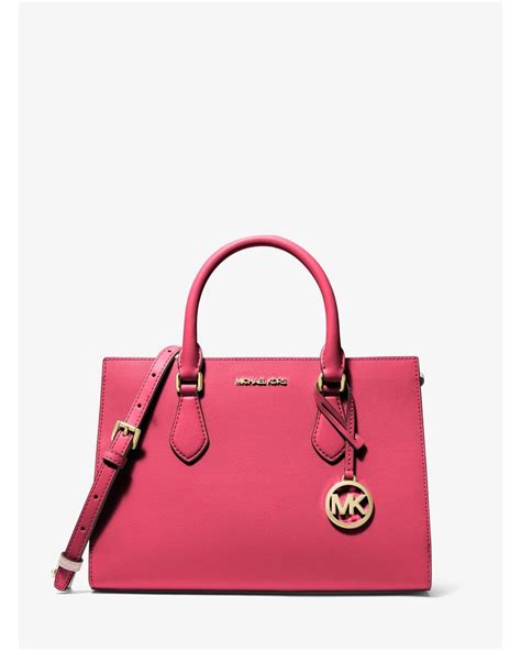 michael michael kors bristol medium leather satchel pink|michael michael kors bristol medium top handle satchel.